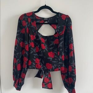 A Dozen Roses Floral Blouse | Nasty Gal